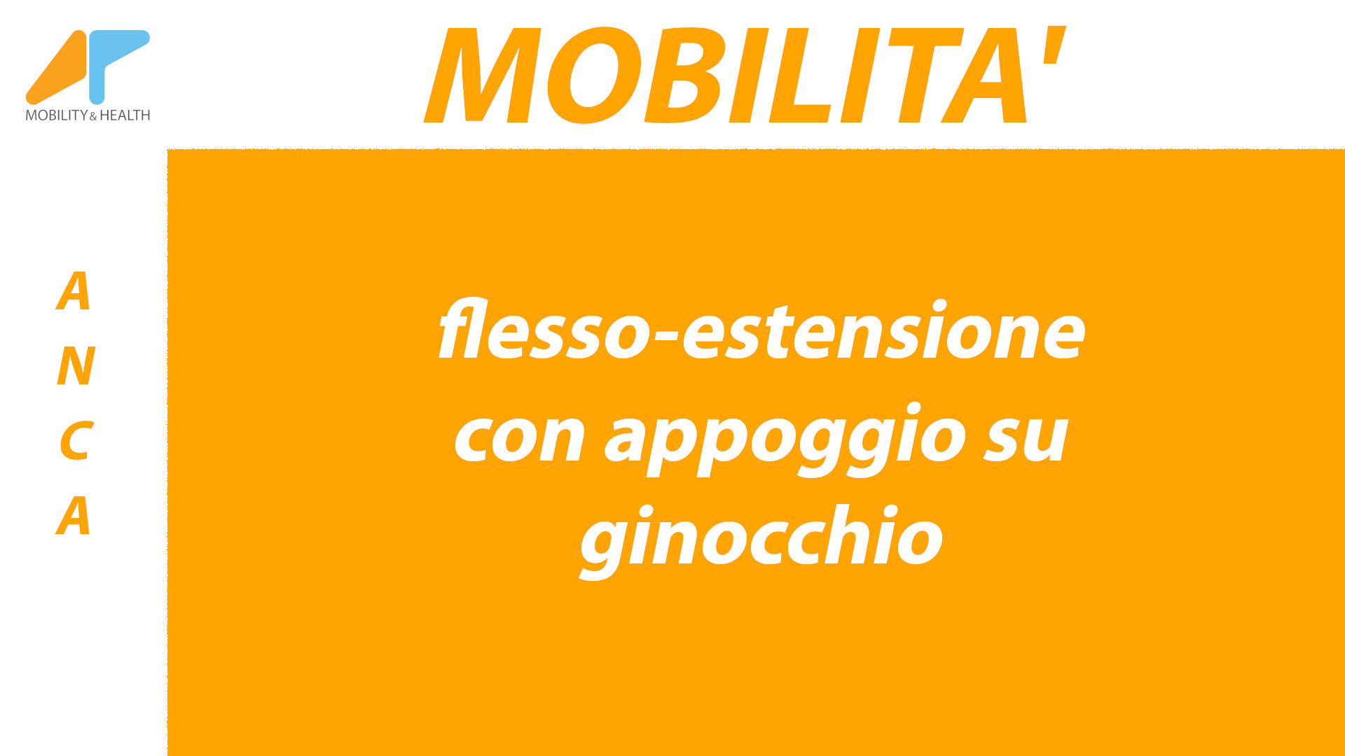 mobilità flesso estensione ginocchio Alessandro Paoluzzi Fisioterapista Ud